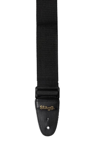 Stagg BJA006BK - czarny pasek gitarowy, szerokość 2″, długość 135 cm