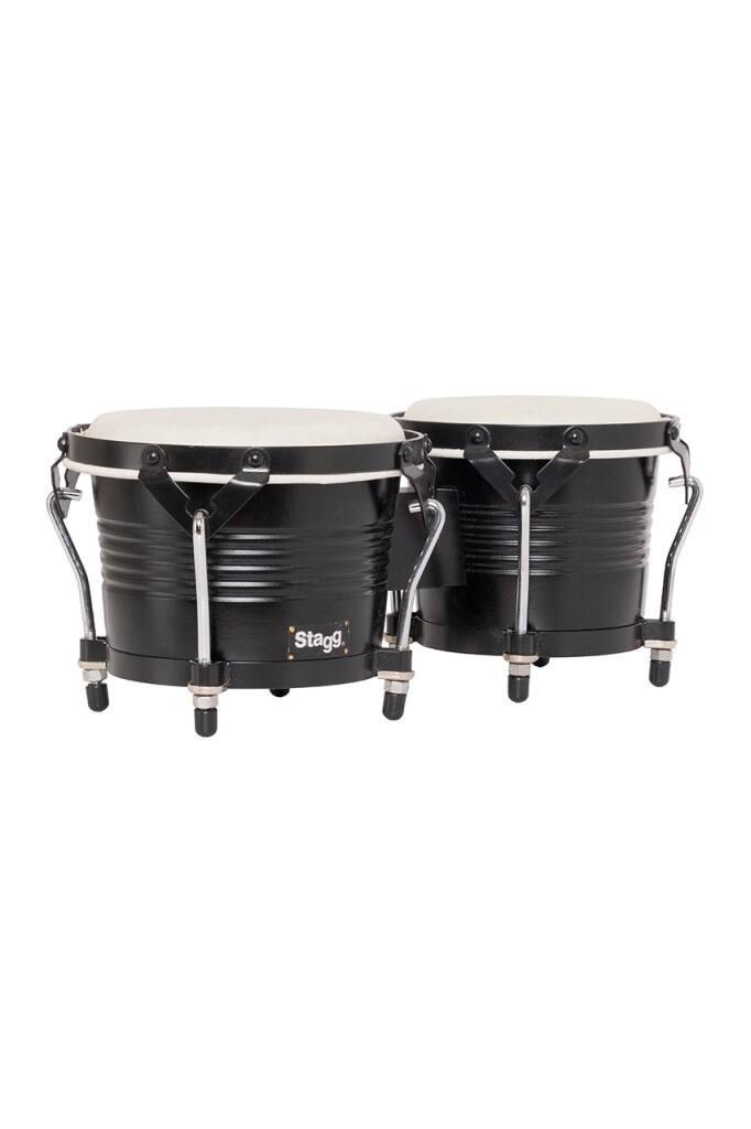 Stagg BW-200-BK - drewniane bongosy 6,5″ i 7,5″, czarny kolor