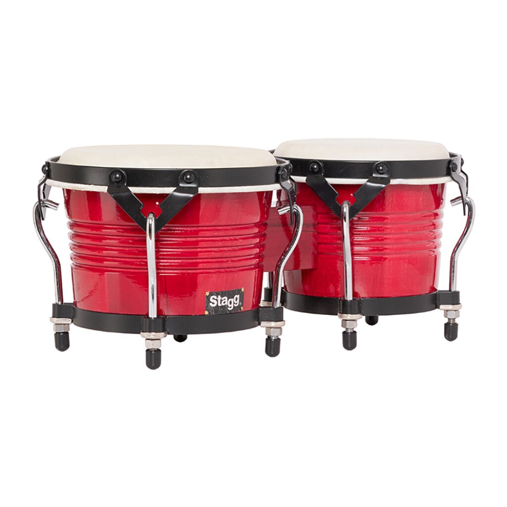 Stagg BW-200-CH - drewniane bongosy 6,5″ i 7,5″, kolor wild cherry