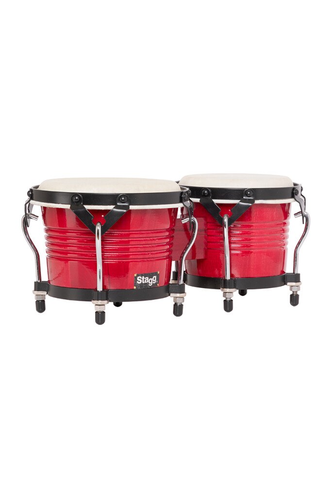 Stagg BW-200-CH - drewniane bongosy 6,5″ i 7,5″, kolor wild cherry