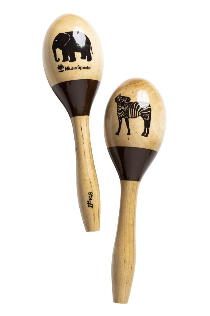 Stagg MRW-23 AFRICA - para drewnianych marakasów, 23 cm