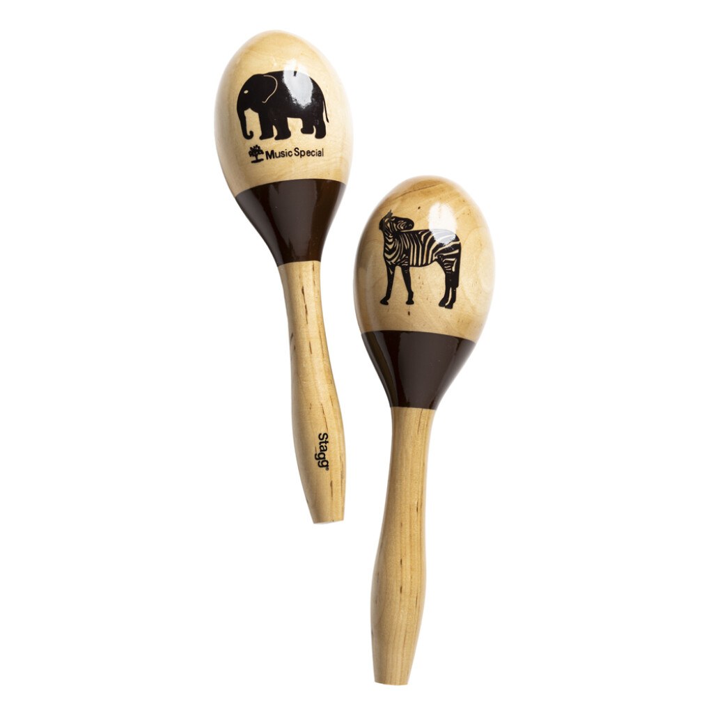 Stagg MRW-23 AFRICA - para drewnianych marakasów, 23 cm