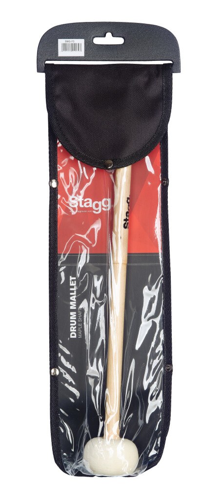 Stagg SMD-F3 - pojedynczy duży mallet klonowy, twarda filcowa główka 57 mm