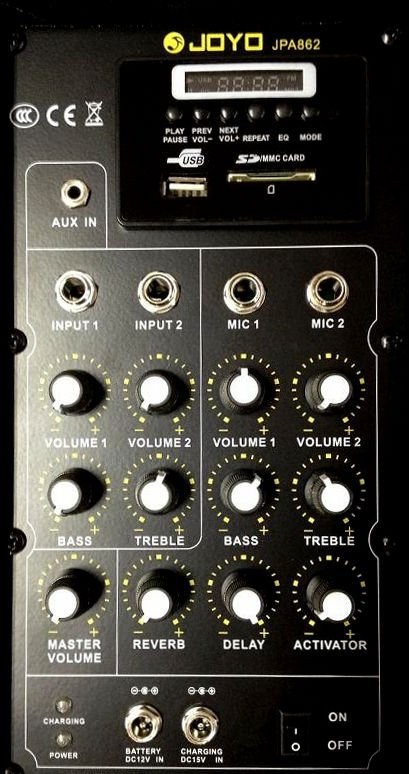 Joyo JPA-862 - przenośny wzmacniacz instrumentalny