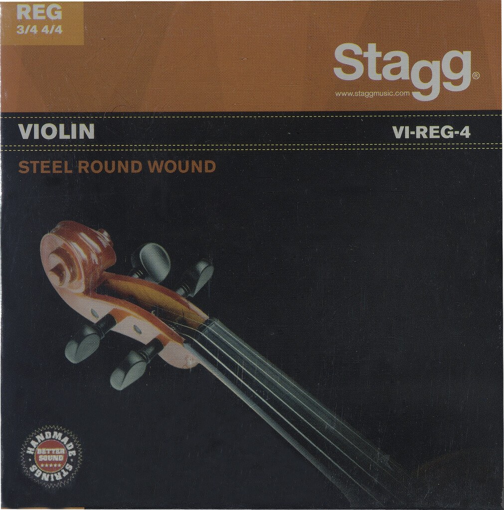 Stagg VI-REG-4 - komplet stalowych strun skrzypcowych 3/4 i 4/4, extra extra-light