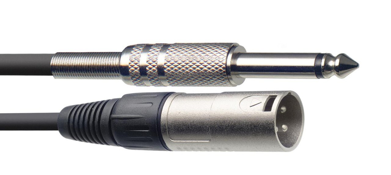Stagg SAC1PXM DL - kabel audio, 1 m, czarny