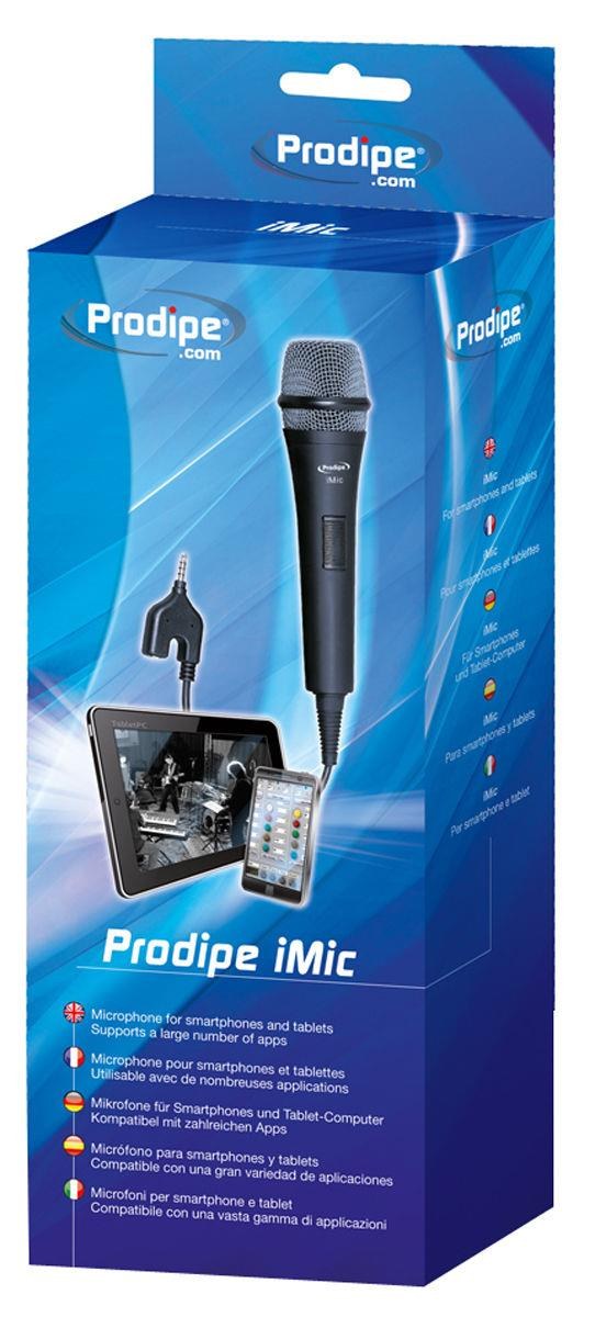 Prodipe iMic - mikrofon pojemnościowy do smartfonów i tabletów, jack 3,5 mm TRRS