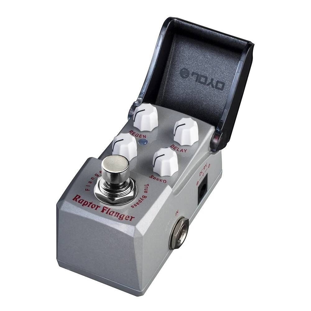 Joyo JF-327 Raptor Flanger - flanger BBD z czterema regulatorami i osłoną Knob Guard