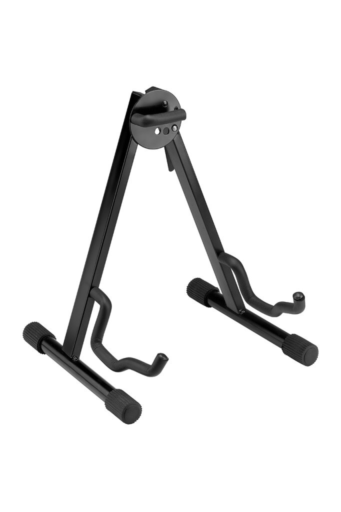 Stagg GSQ4 - składany metalowy statyw gitarowy typu A, podparcie EVA
