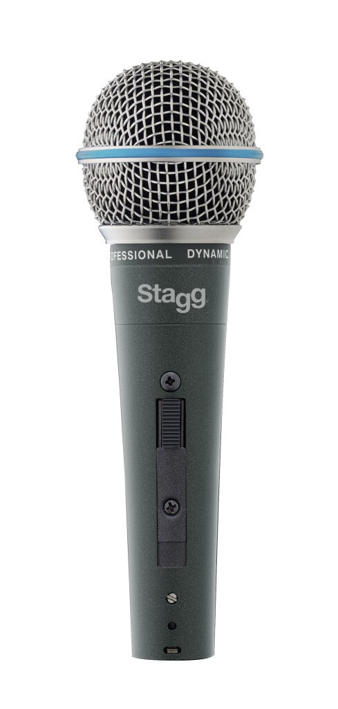 Stagg SDM60 - dynamiczny mikrofon kardioidalny z przewodem XLR 5 m