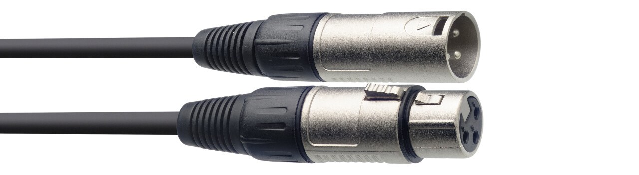 Stagg SMC1 - kabel mikrofonowy, 1 m, czarny