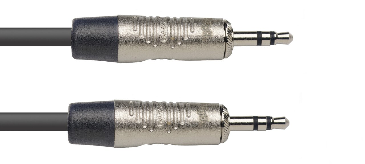 Stagg NAC3MPSR - kabel stereo mini jack - mini jack REAN, 3 m