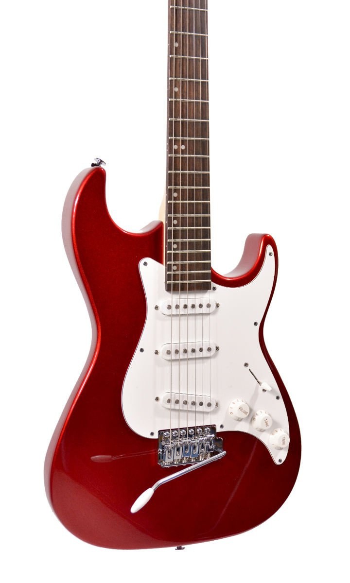 Samick Greg Bennett Malibu MB-1 MR - gitara elektryczna SSS z tremolo, Metallic Red