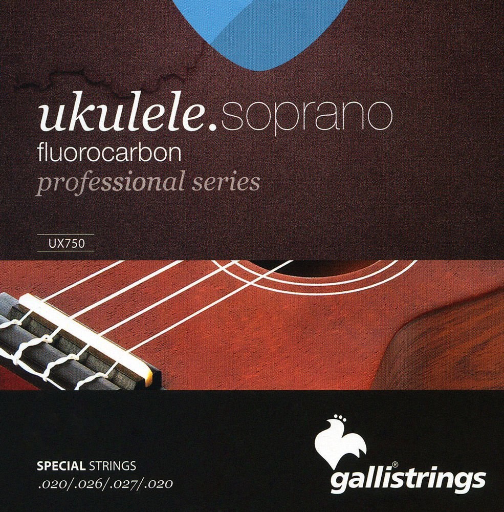 Galli UX750 - struny do ukulele sopranowego, fluorocarbon