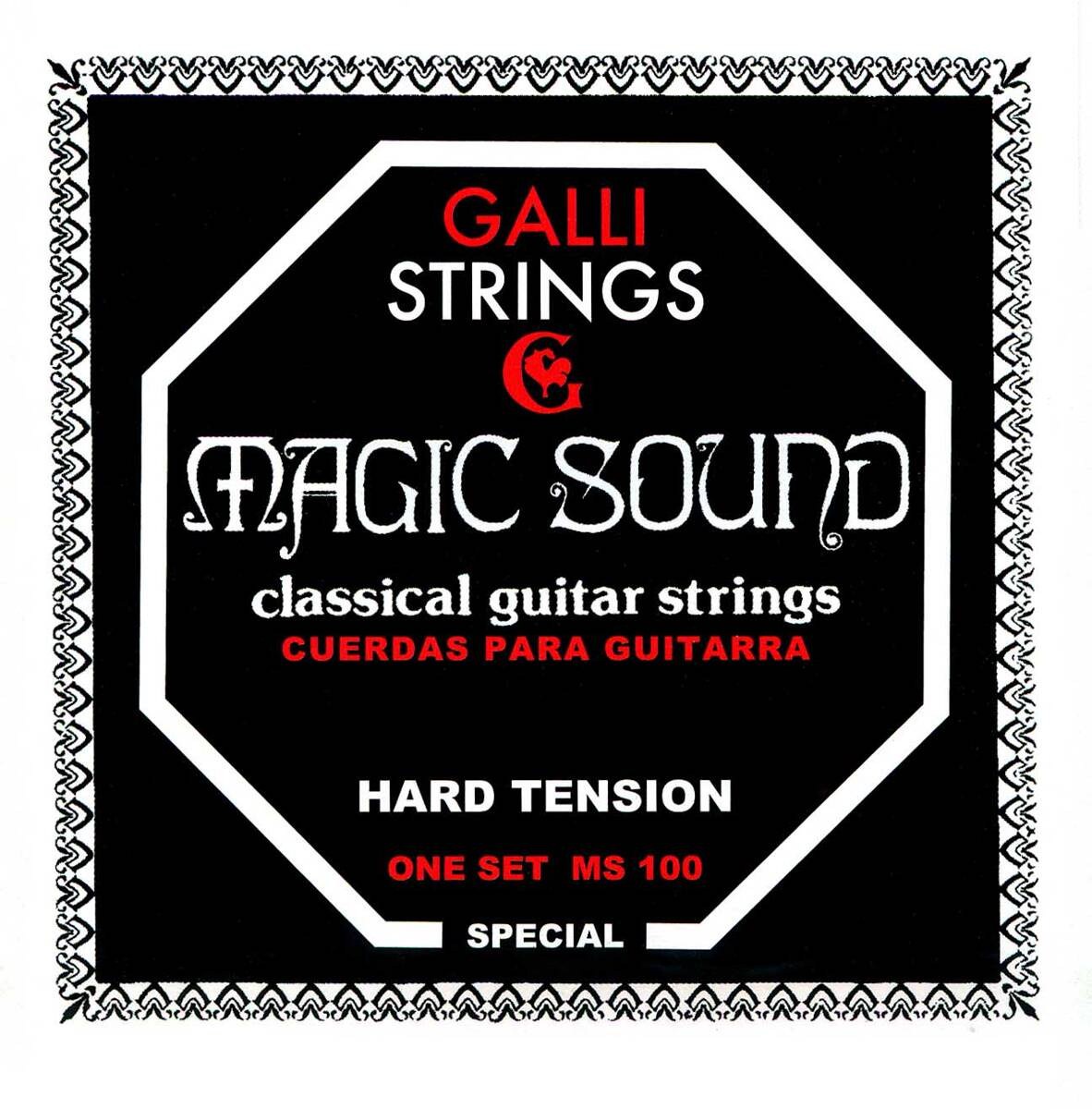 Galli Magic Sound MS100 - struny do gitary klasycznej, hard tension .028-.044