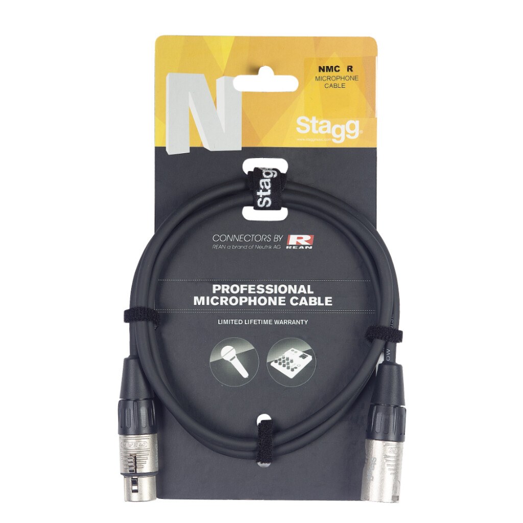 Stagg NMC20R - kabel mikrofonowy XLR REAN, 20 m