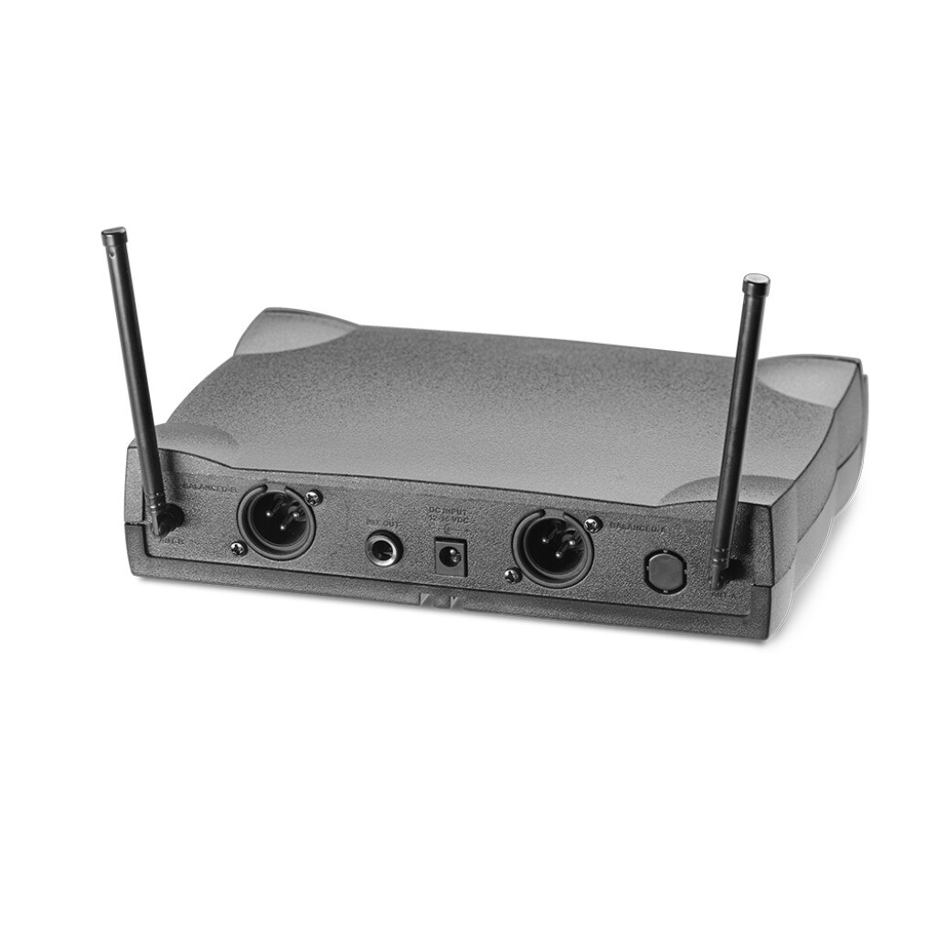 Stagg SUW 50 MM FH EU - system bezprzewodowy UHF, 2 mikrofony ręczne
