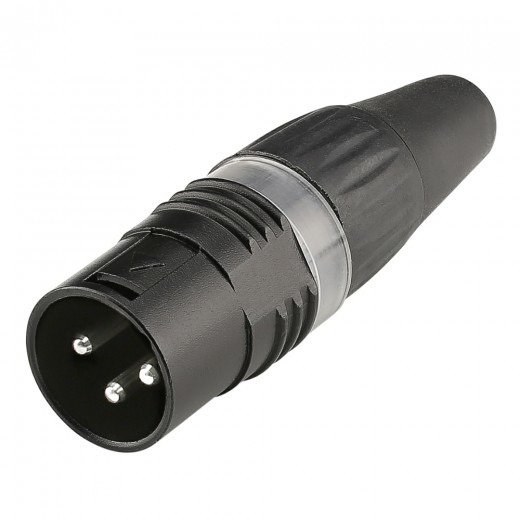 HICON HI-X3CM-BLK - wtyk kablowy XLR, 3 styki