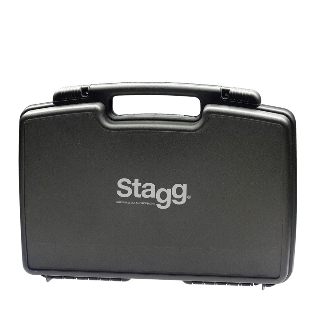 Stagg SUW 50 LL EG EU - system bezprzewodowy UHF, 2 mikrofony krawatowe