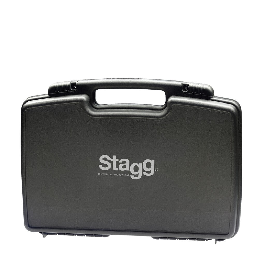 Stagg SUW 50 LL FH EU - system bezprzewodowy UHF, 2 mikrofony krawatowe
