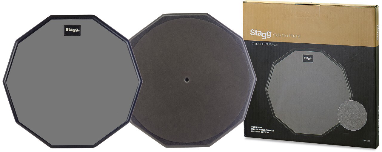 Stagg TD-12R - pad treningowy, 12"