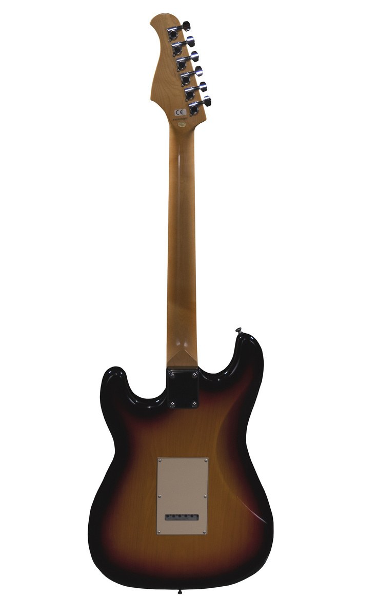 Prodipe ST80 MA Sunburst - gitara elektryczna SSS z klonową podstrunnicą
