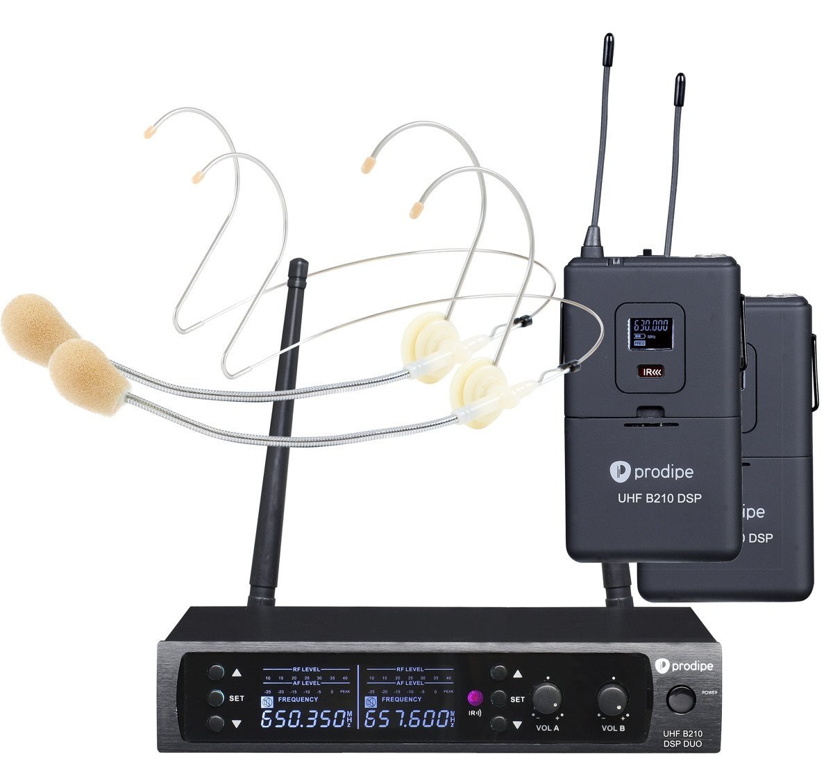 Prodipe HEADSET B210DUO DSP UHF F5 - zestaw bezprzewodowy