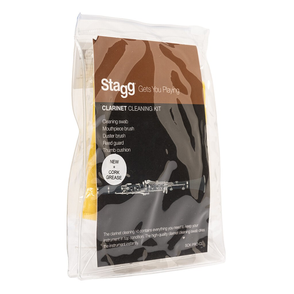 Stagg SCK-PRO-CL - zestaw do pielęgnacji klarnetu, 6 akcesoriów