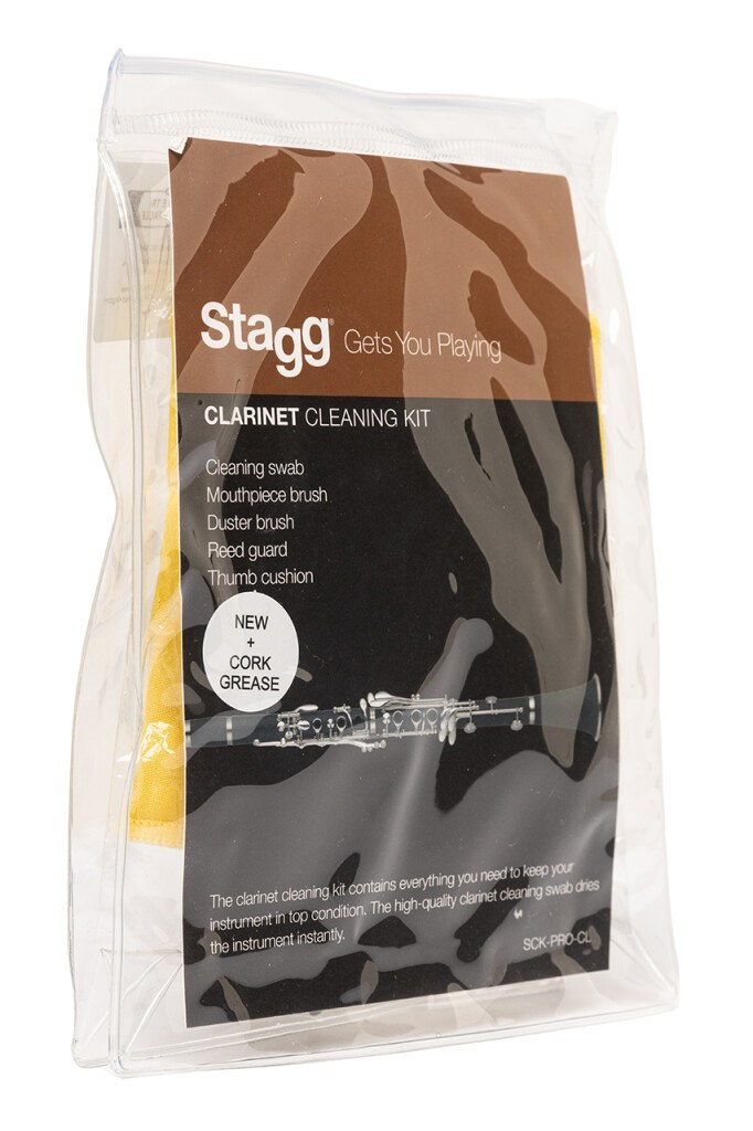 Stagg SCK-PRO-CL - zestaw do pielęgnacji klarnetu, 6 akcesoriów