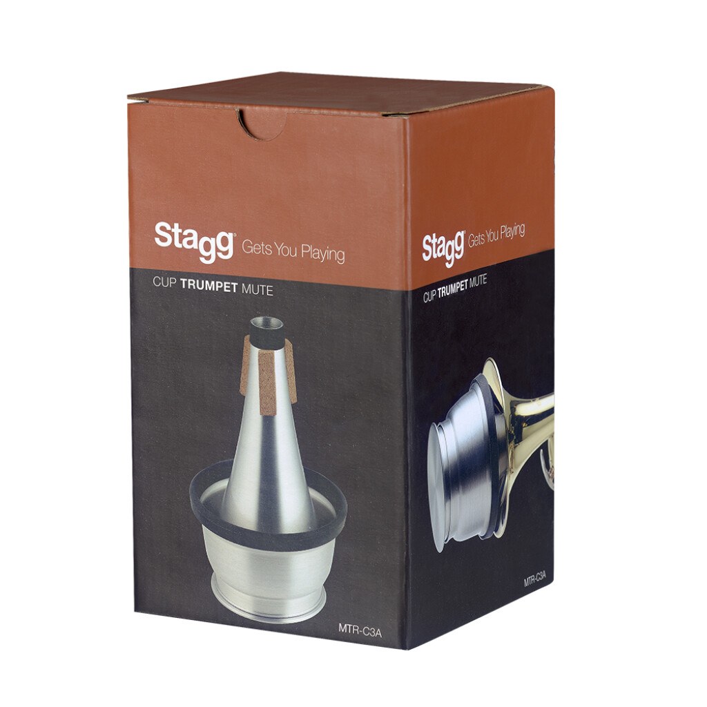 Stagg MTR-C3A - aluminiowy tłumik do trąbki, cup