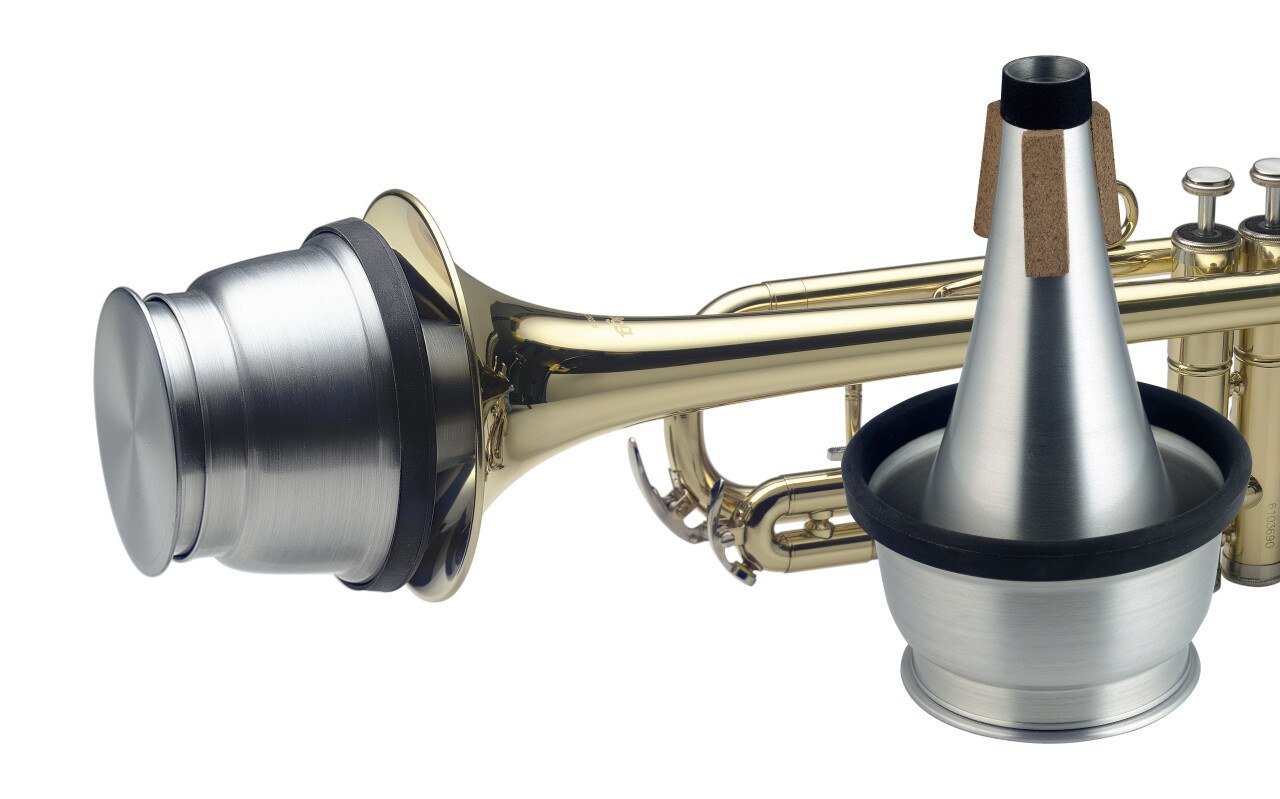 Stagg MTR-C3A - aluminiowy tłumik do trąbki, cup