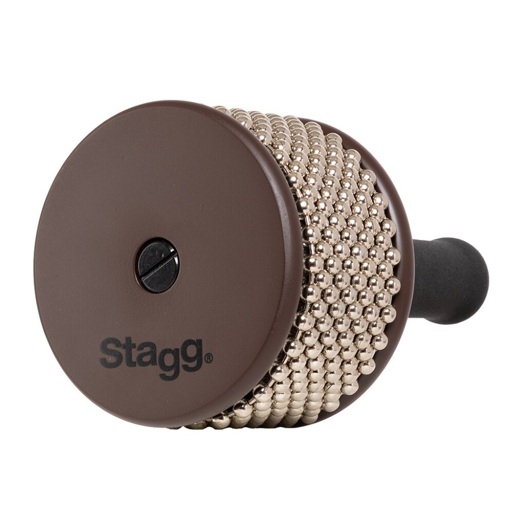 Stagg CABPRO-M - drewniana cabasa z gumowym uchwytem, 10,6 cm