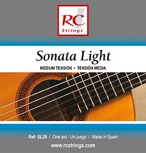 RC Strings SL20 Sonata Light - struny do gitary klasycznej, naciąg średni
