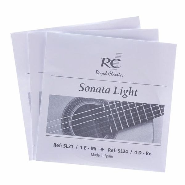 RC Strings SL20 Sonata Light - struny do gitary klasycznej, naciąg średni