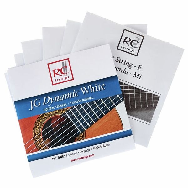 RC Strings DW90 JG Dynamic White - struny do gitary klasycznej, naciąg normalny