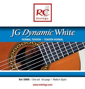 RC Strings DW90 JG Dynamic White - struny do gitary klasycznej, naciąg normalny