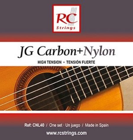 RC Strings CNL40 JG Carbon + Nylon - struny do gitary klasycznej, naciąg wysoki