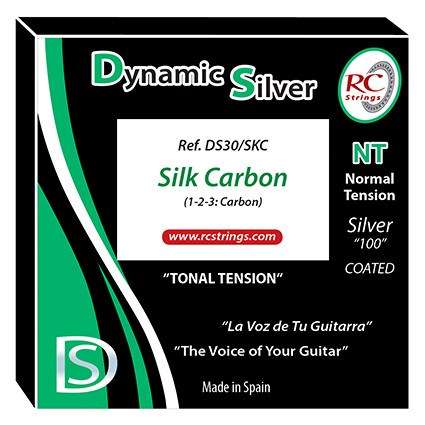 RC Strings SKC50 JG Silk Carbon - struny do gitary klasycznej, naciąg normalny