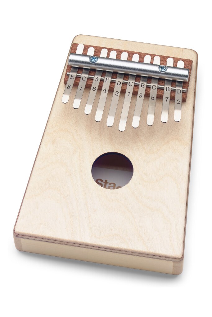 Stagg KALI-KID10-N - drewniana kalimba dla dzieci, 10 języczków, z pokrowcem