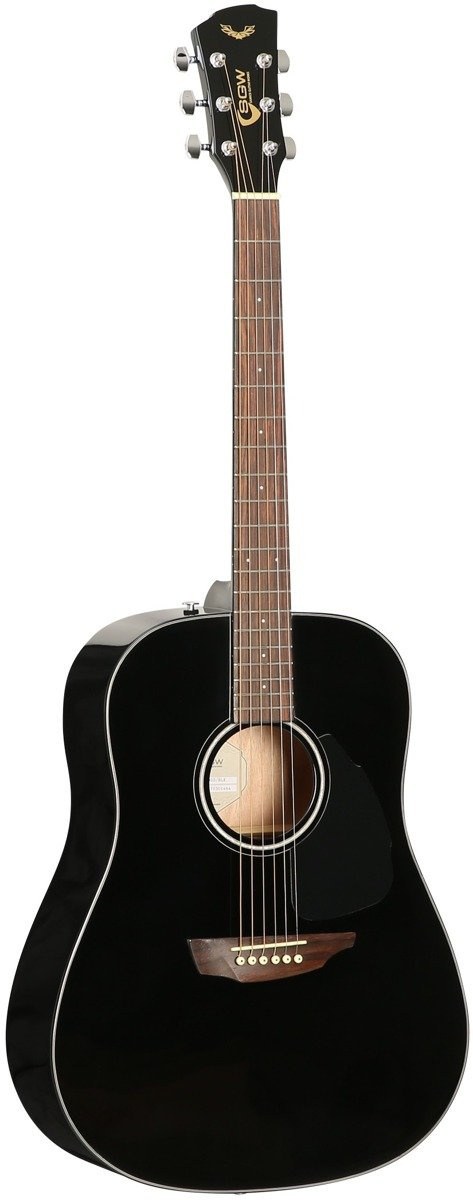 Samick SGW S-200D/BLK - gitara akustyczna dreadnought, czarna