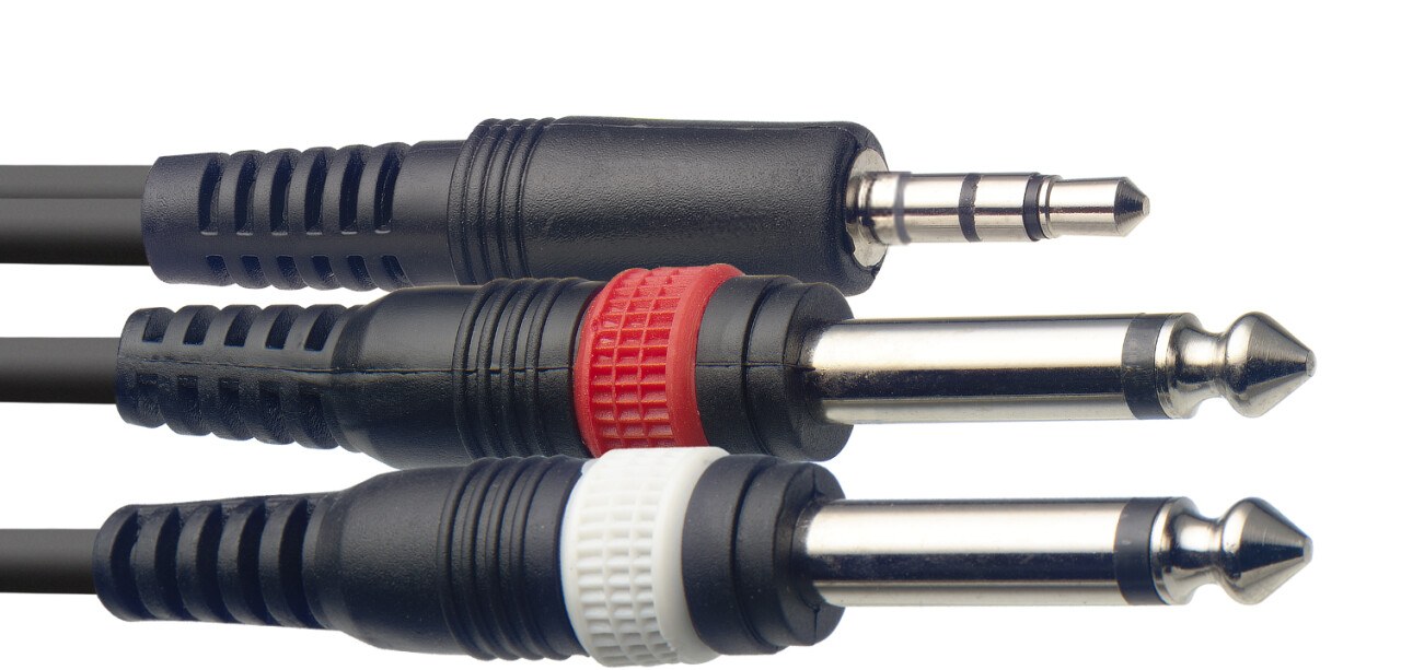 Stagg SYC3/MPSB2P E - kabel audio, 3 m, czarny