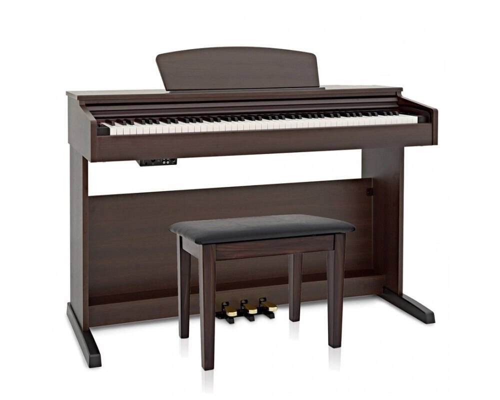 Dynatone SLP-175 - pianino cyfrowe 88 klawiszy, USB Audio/MIDI, kolor palisander
