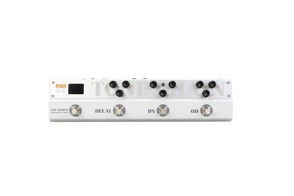 Joyo TC-1 Tone Chain - multiefekt gitarowy overdrive, distortion i delay z Tap Tempo, tunerem i XLR