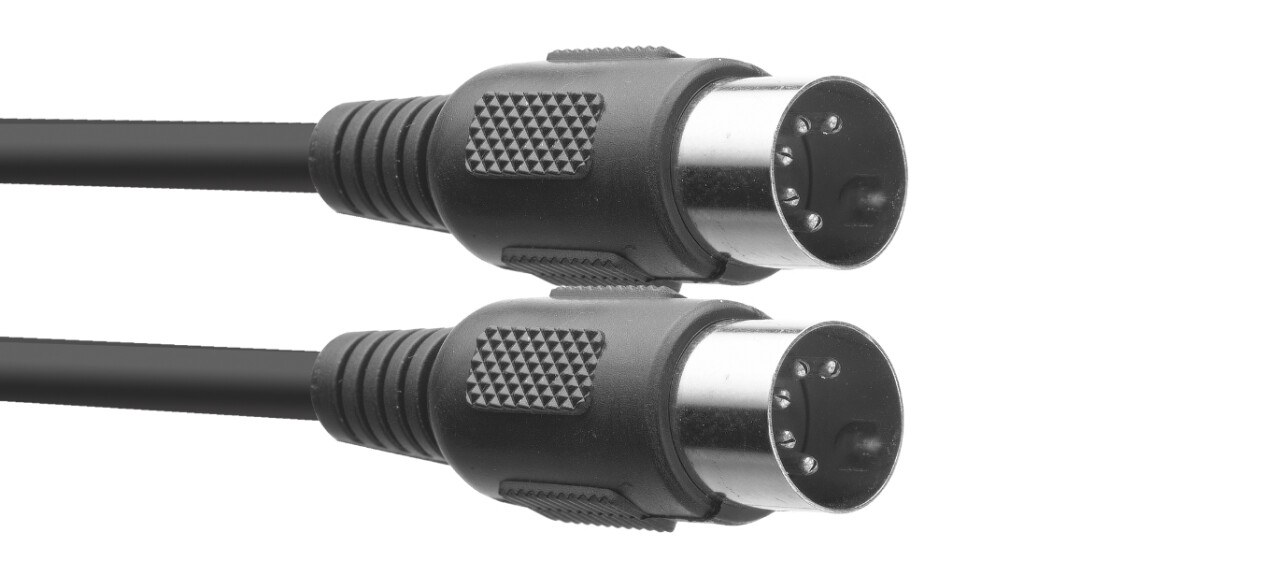 Stagg SMD2 E - kabel MIDI, 2 m, czarny