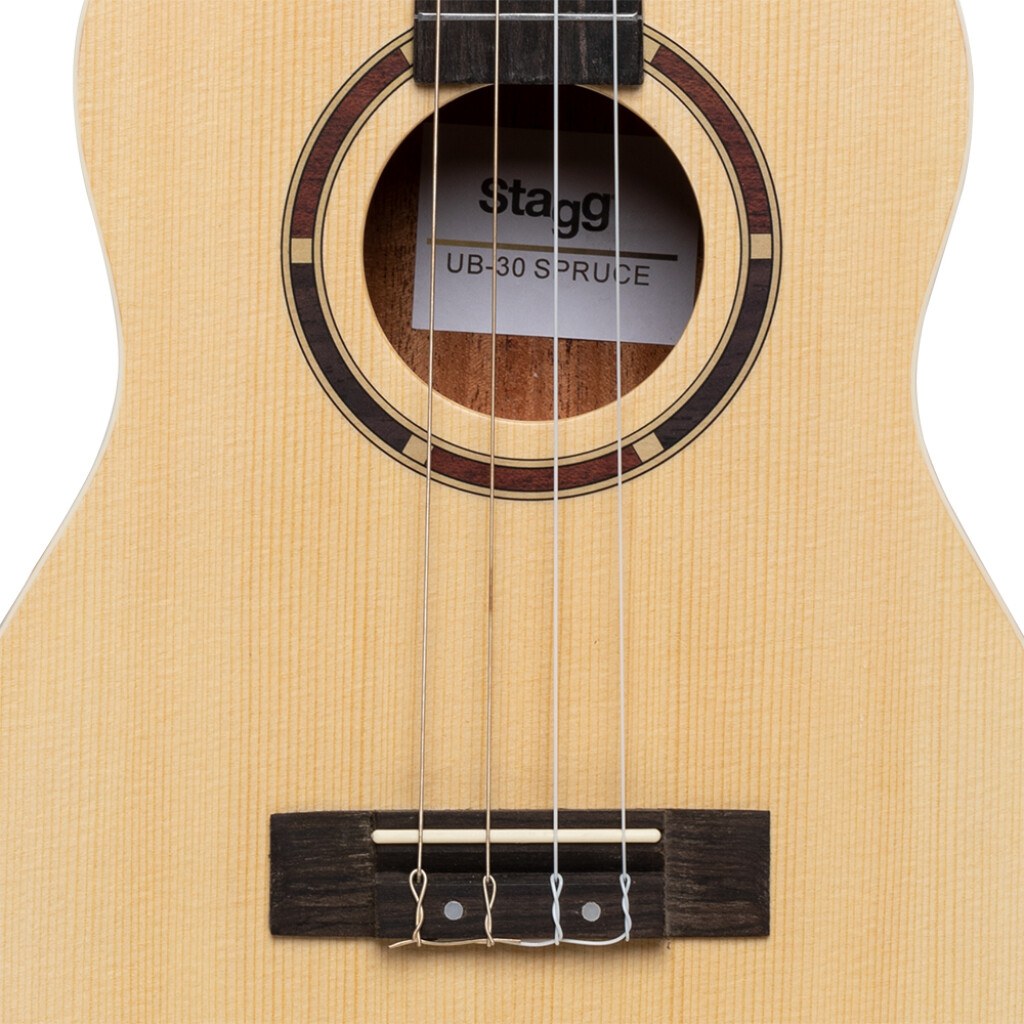 Stagg US-30 SPRUCE - ukulele sopranowe ze świerkową płytą i pokrowcem