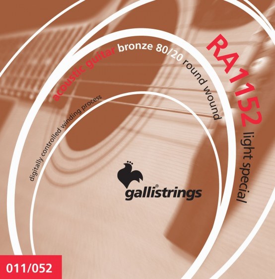 Galli RA1152 Light Special - struny akustyczne .011-.052