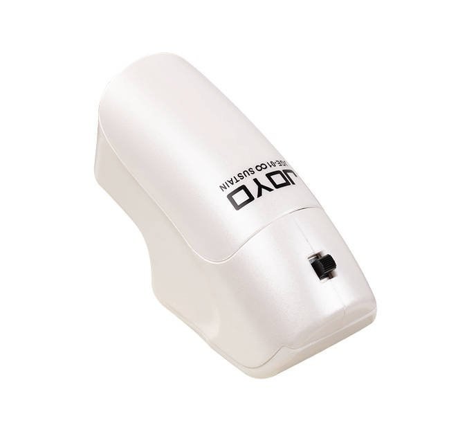 Joyo JGE-01 - ręczny sustainer gitarowy, tryby Normal i Overtone, biały perłowy