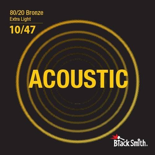 BlackSmith BR-1047 - struny do gitary akustycznej, .010-.047 Extra Light