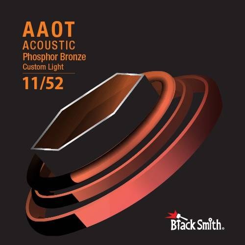 BlackSmith AAPB-1152 - struny do gitary akustycznej, .011-.052 Custom Light