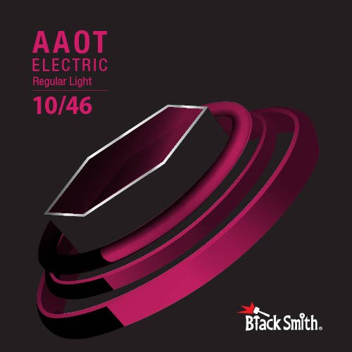 BlackSmith AANW-1046 - struny do gitary elektrycznej, .010-.046 Regular Light